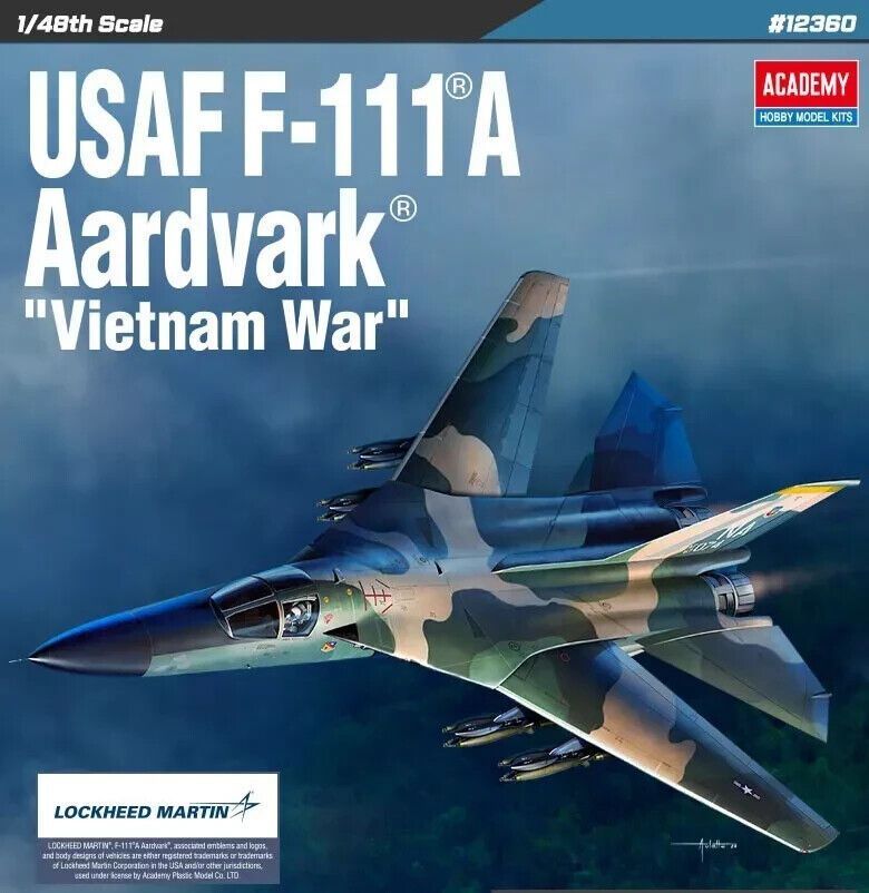 Academy 12360 1/48 General Dynamics F-111A Aardvark 'Vietnam'