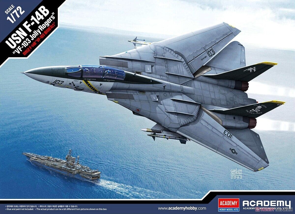 Academy 12578 1/72 Grumann F-14 B "VF-103 Jolly Rogers"
