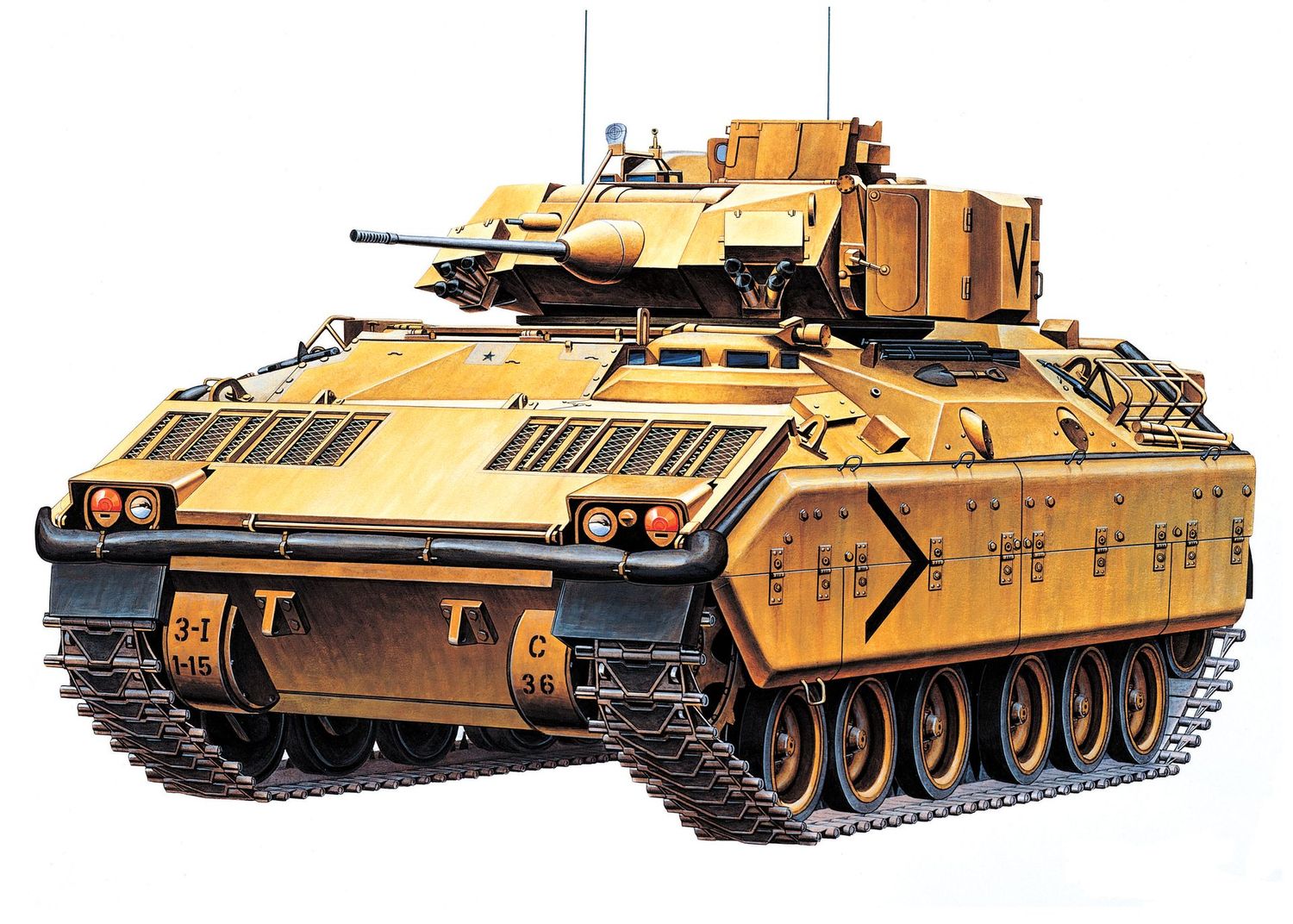 Academy 13237 1/35 M2 Bradley IFV + Interior