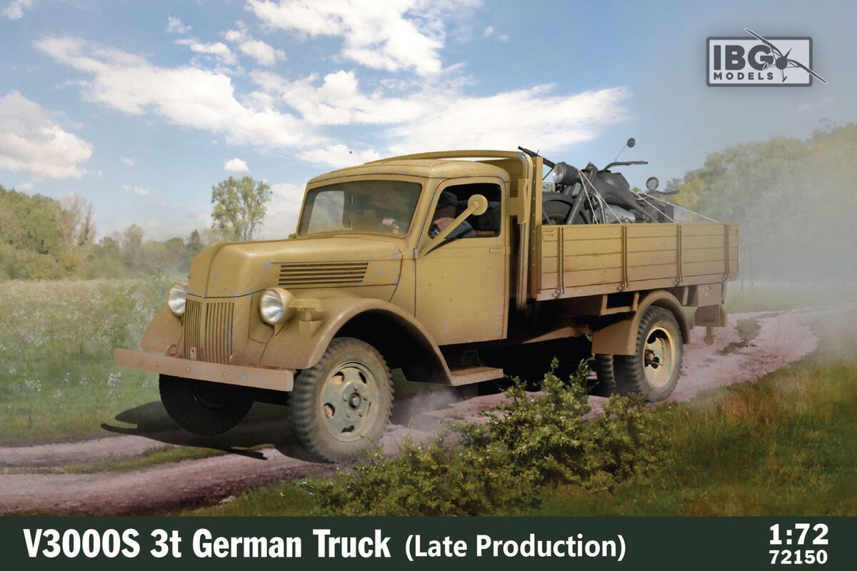 IBG IBG72150 1/72 V3000S 3t German Truck (Late Production)