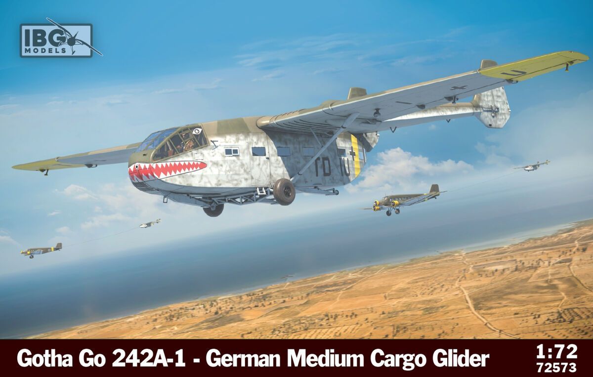 IBG IBG72573 1/72 Gotha Go-242 A-1 - German Medium Cargo Glider