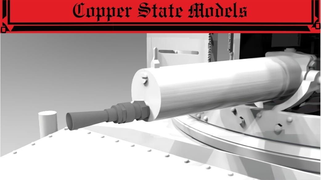 COPPERSTATE CSMA35014 1/35 MG08 Muzzle Boosters , 4Pcs.
