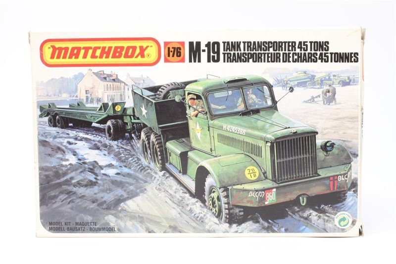 Matchbox 40174 1/76 M-19 Tank Transporter 45 Tons - Vinatge Matchbox - Box mit Lagerspuren !!