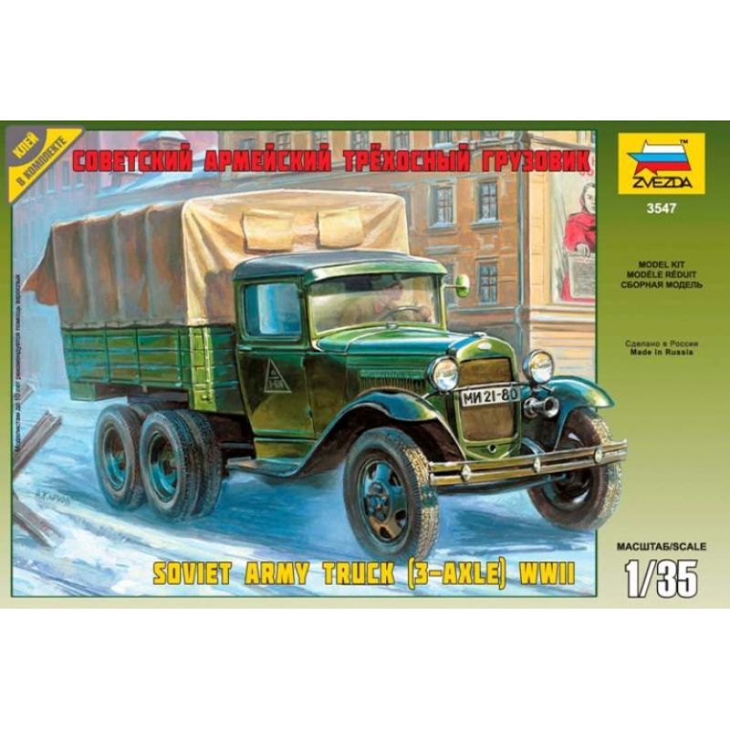 Zvezda ZV3547 1:35 Gaz-AAA Soviet Light Truck WWII