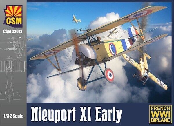 COPPERSTATE CSM32013 1/32 Nieuport XI Early Version w/Long Panels Covering The Pilot's Cockpit