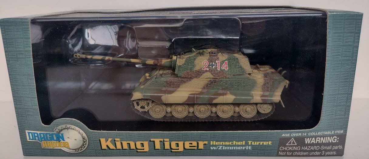 DRAGON ARMOR DR60048 1/72 King Tiger (Henschel Turret) 2/sPzAbt 506, Andler 1944 w/Zimmerit coating
