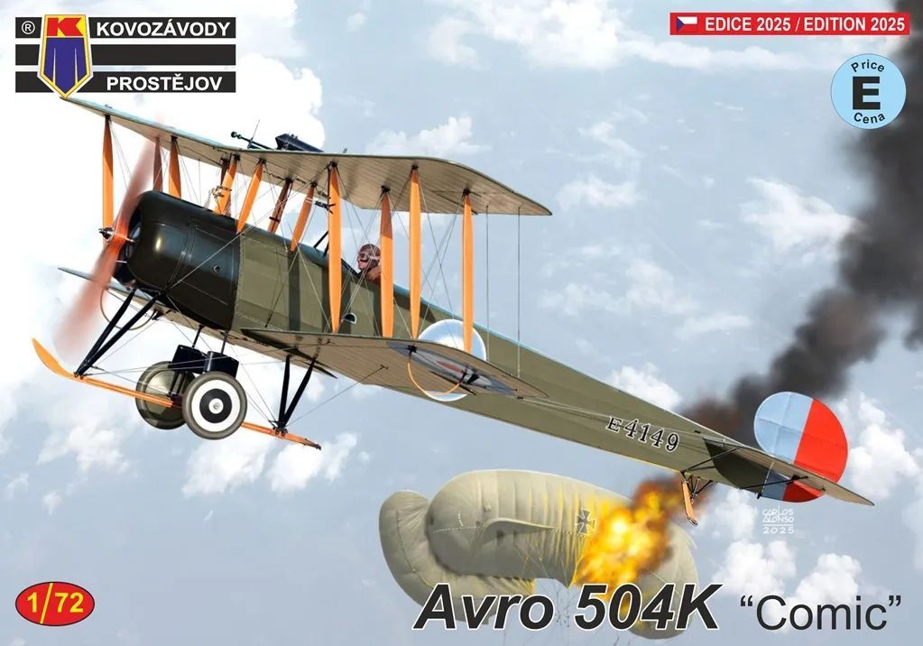 KP Model KPM72494 1/72 Avro 504K "Comic"
