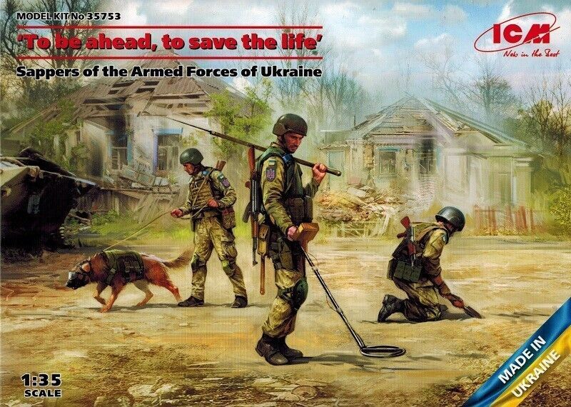 ICM ICM35753 1/35 Sappers Of The Armed Forces Of Ukraine "To Be Ahead, To Save The Life"
