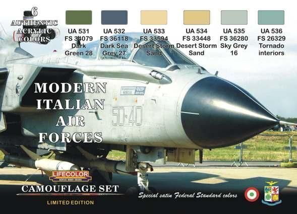 LIFECOLOR XS07 Modern Italian Air Force Set