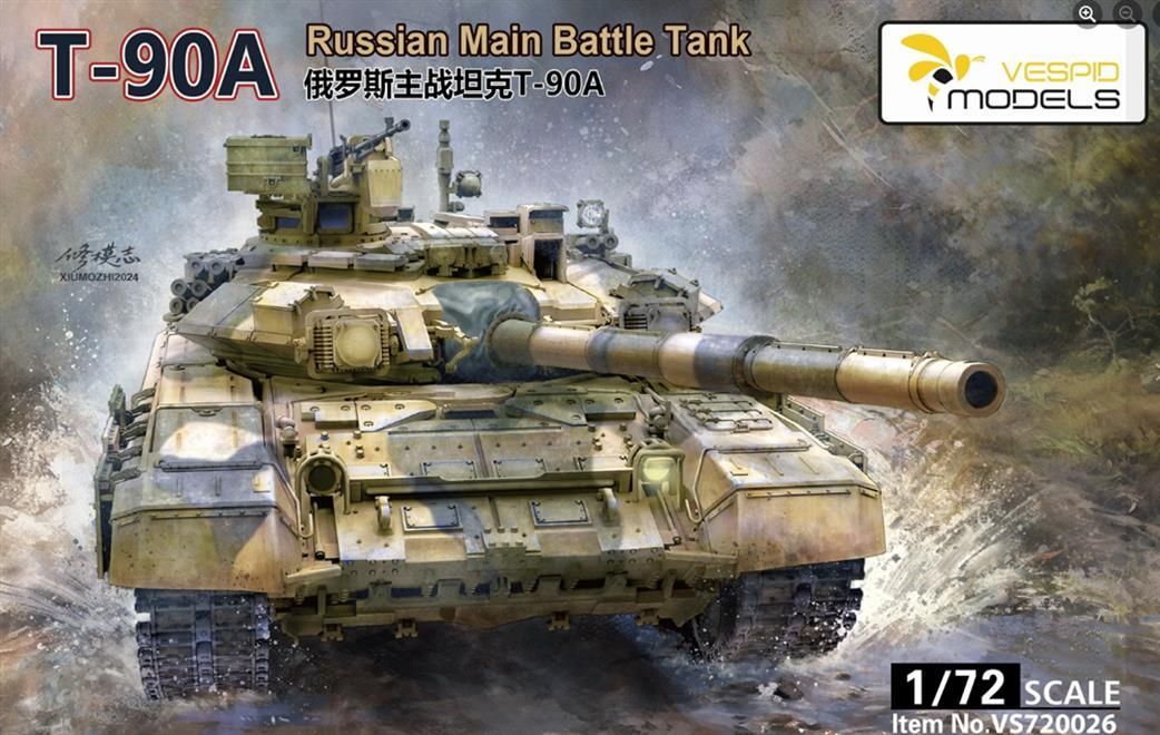 VESPID VS720026 1/72 Russian Main Battle Tank T-90A