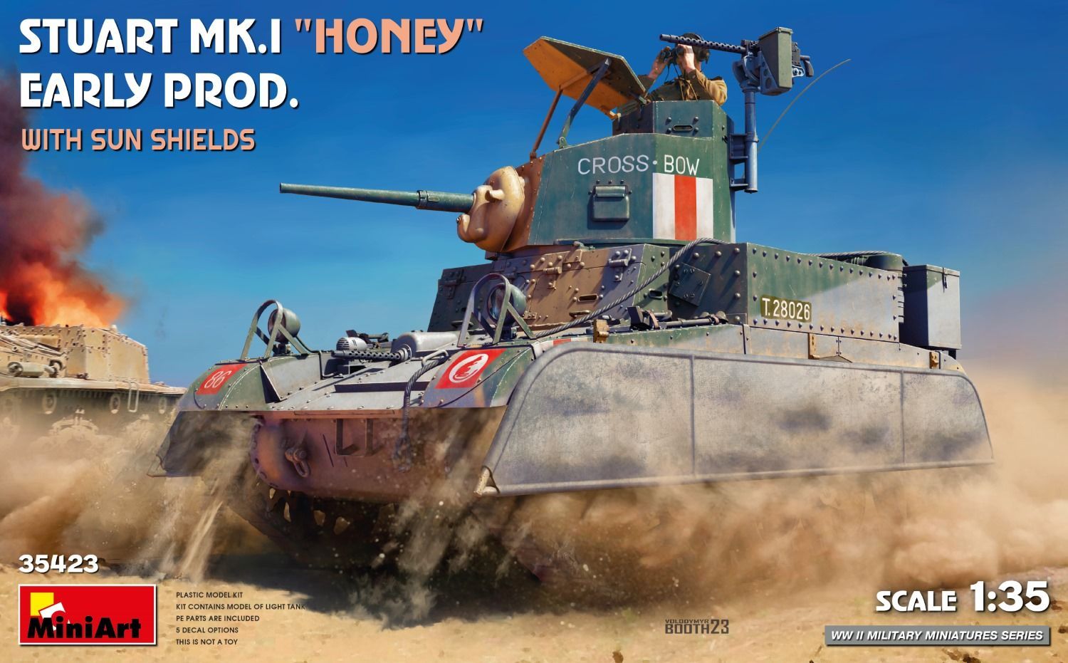 Miniart MA35423 1/35 Stuart Mk.I  “Honey” Early Prod. w/Sun Shields