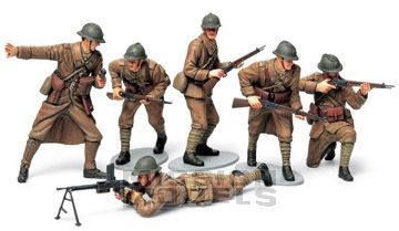 TAMIYA TM35288 1/35 French Infantry Set WW.II TAMIYA TM35288 1/35 French Infantry Set WW.II