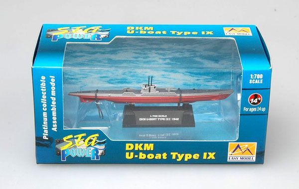 EASY MODEL EM37320 1/700 German Kriegsmarine U-Boot Type IX C (1942) EASY MODEL EM37320 1/700 German Kriegsmarine U-Boot Type IX C (1942)