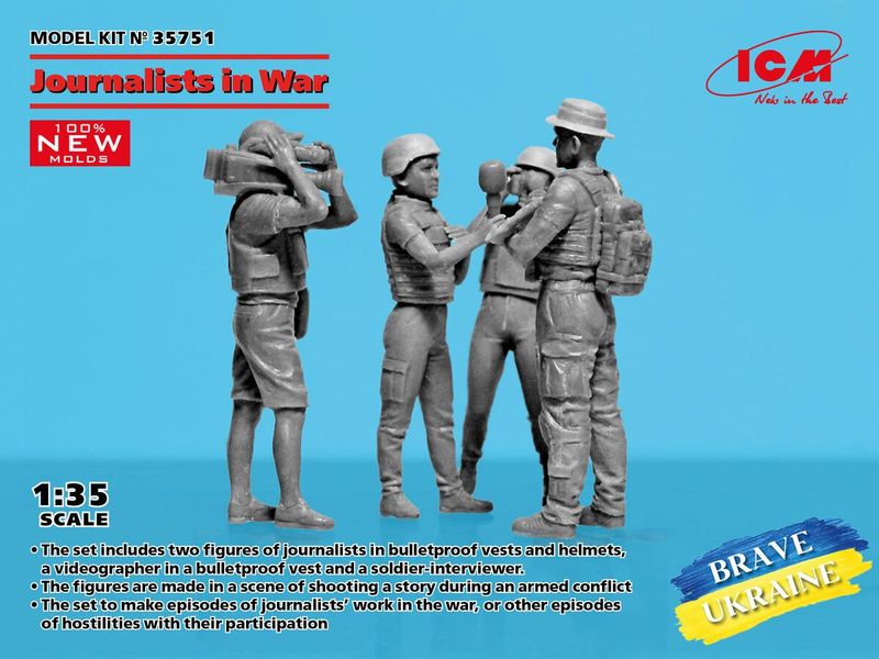 ICM ICM35751 1/35 Journalists in War ICM ICM35751 1/35 Journalists in War