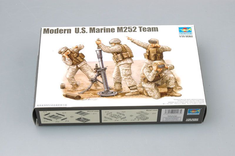 Trumpeter TR00423 1/35 Modern US Marine M252 Mortar Team Trumpeter TR00423 1/35 Modern US Marine M252 Mortar Team