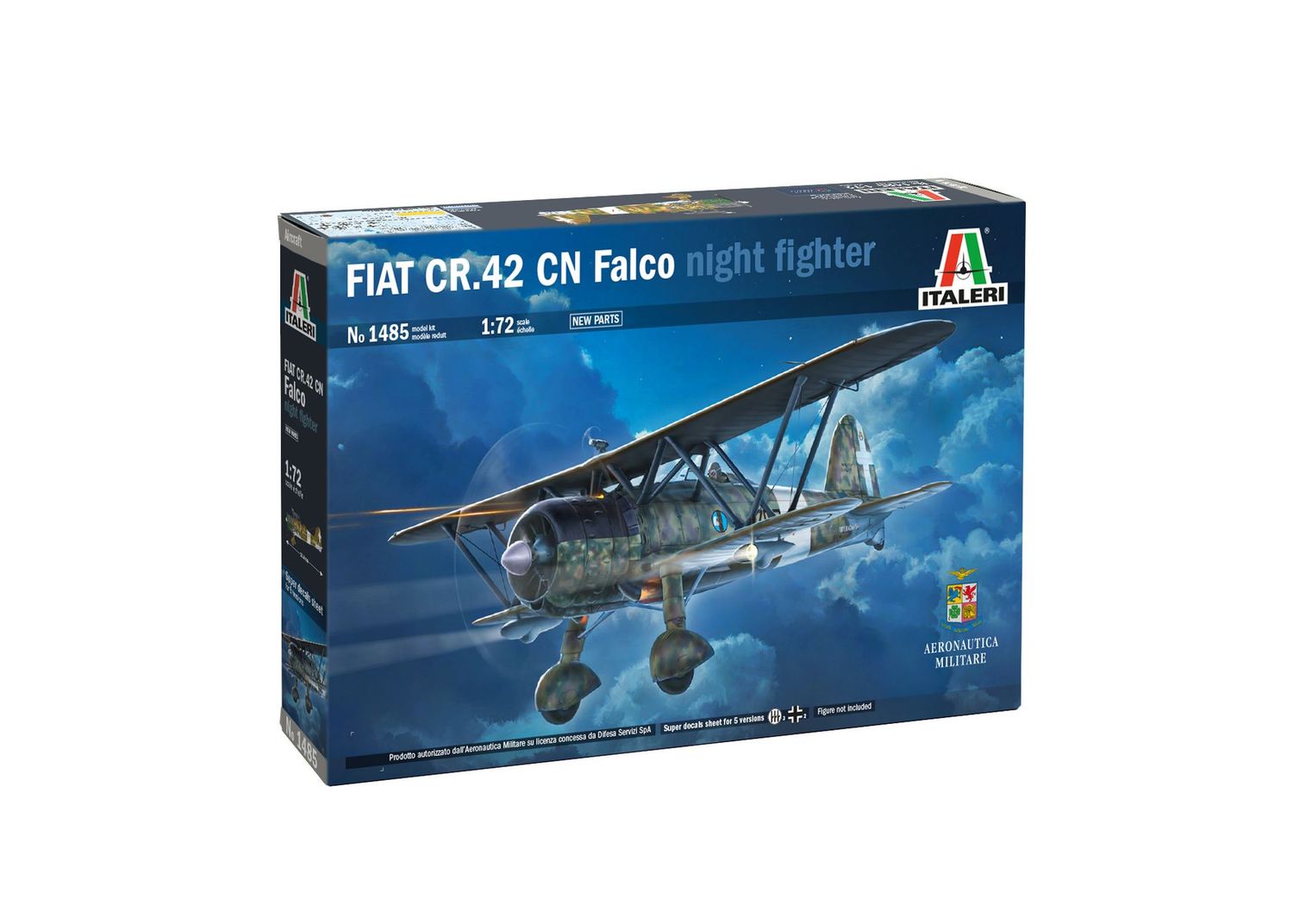 Italeri IT1485 1/72 FIAT CR.42 CN Falco - 'Night Fighter'