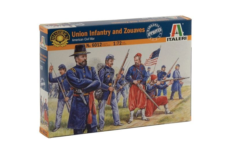 Italeri IT6012 1/72 Union Infantry and Zuaves Italeri IT6012 1/72 Union Infantry and Zuaves