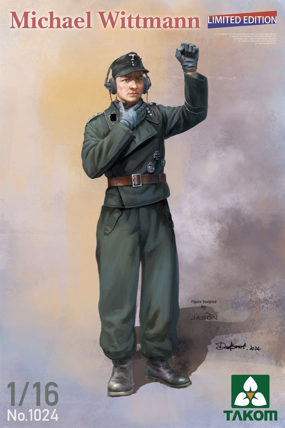 TAKOM TAK1024 1/16 Michael Wittmann - Tank Commander - Limited Edition