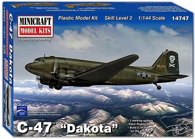 Minicraft MC14747 1/144 C-47 Dakota - ANGEBOT !! Minicraft MC14747 1/144 C-47 Dakota - ANGEBOT !!