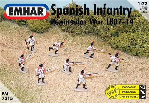 Emhar EM7215 1/72 Spanish Infantry Peninsula War 1807-1814 Emhar EM7215 1/72 Spanish Infantry Peninsula War 1807-1814