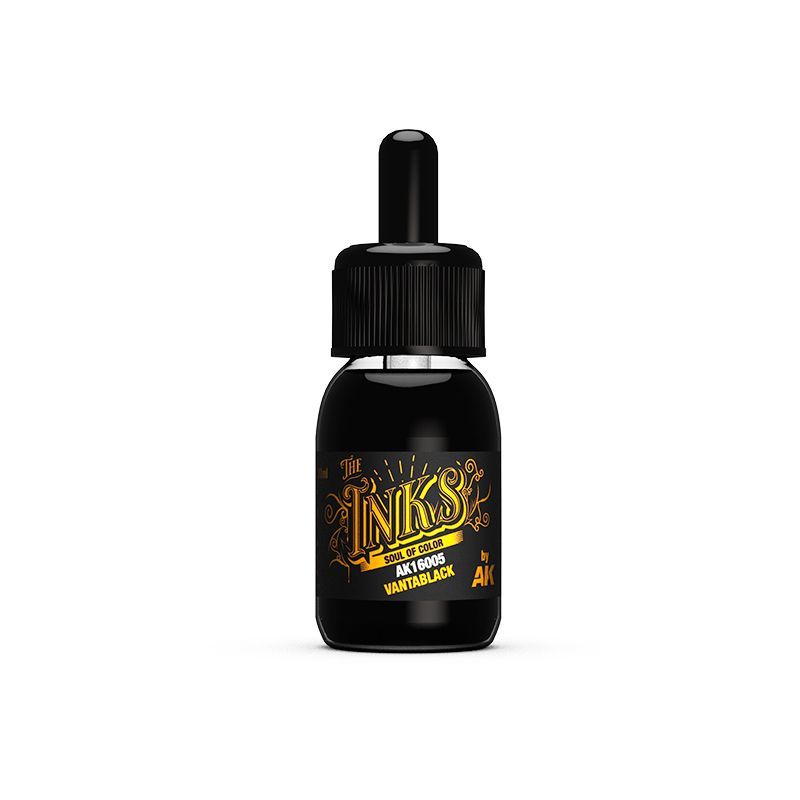AK INTERACTIVE AK16005 The Inks - Vantablack Acrylic , 30ml