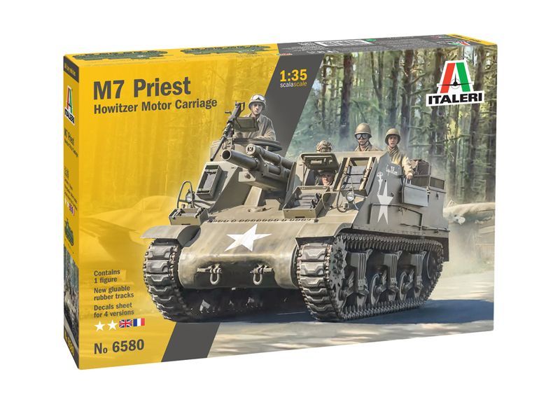 Italeri IT6580 1/35 U.S. M7 Priest Howitzer Italeri IT6580 1/35 U.S. M7 Priest Howitzer