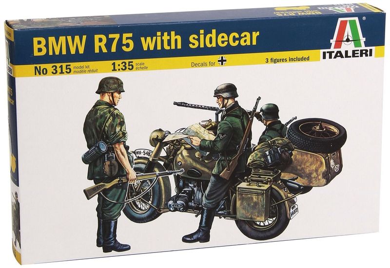 Italeri IT315 1/35 BMW R75 with Sidecar Italeri IT315 1/35 BMW R75 with Sidecar