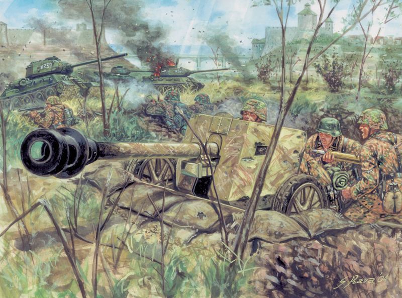 Italeri IT6096 1/72 German PAK 40 Anti -Tank Gun w/Crew Italeri IT6096 1/72 German PAK 40 Anti -Tank Gun w/Crew
