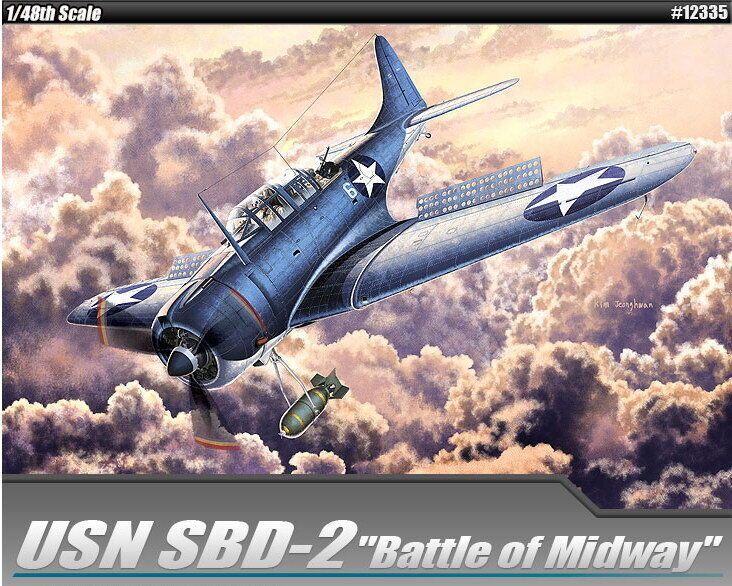 Academy 12335 1/48 USN SBD-2 "Battle of Midway"