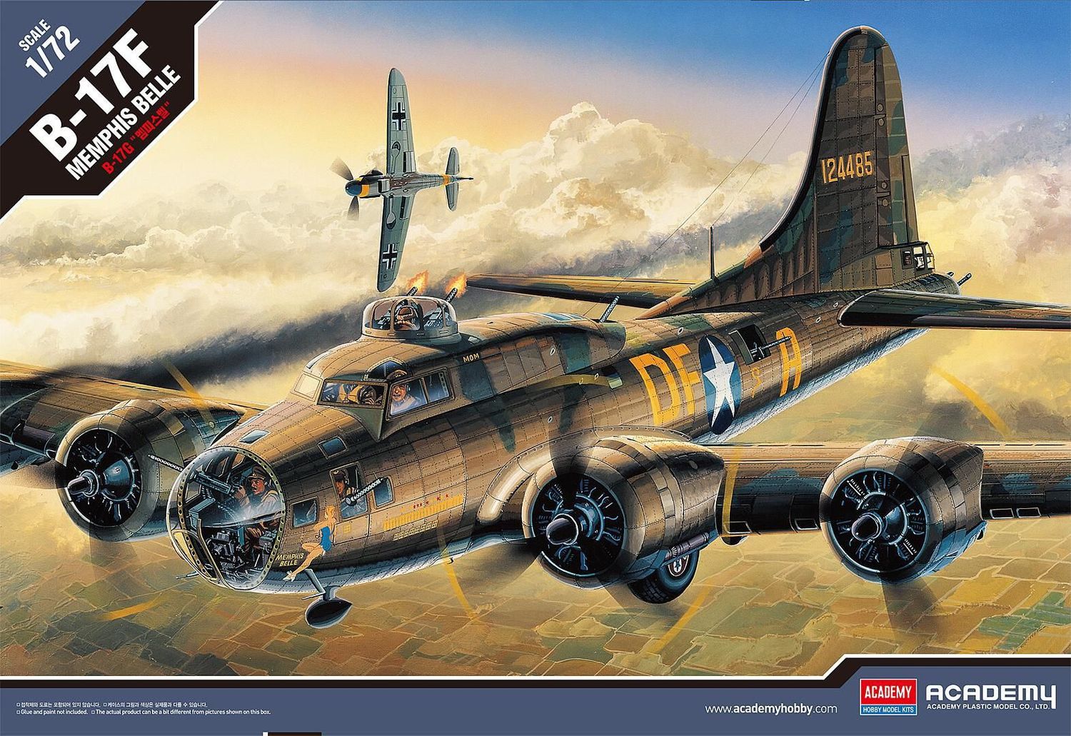 Academy 12495 1/72 B-17F 'Memphis Bell'