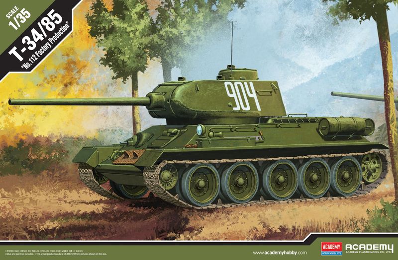 Academy 13290 1/35 Soviet T-34/85 Academy 13290 1/35 Soviet T-34/85 "No.112 Factory Production"