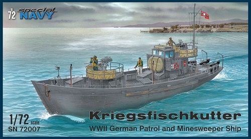 Special Hobby SN72007 1/72 Kriegsfischkutter - German WWII Patrol and Minesweeper Ship