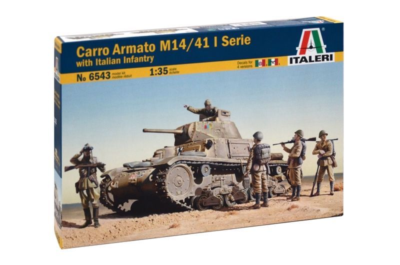 Italeri IT6543 1/35 Carro Armato M14/41 w/Infantry