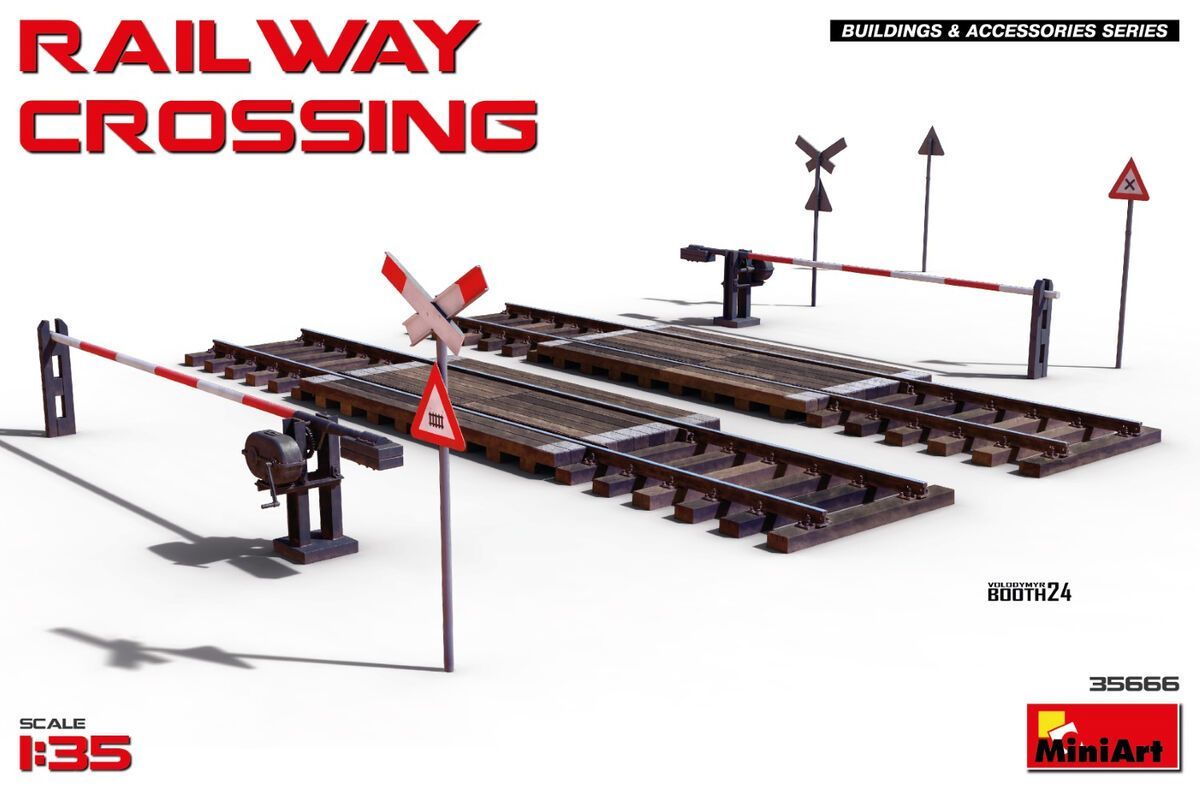 Miniart MA35666 1/35 Railway Crossing