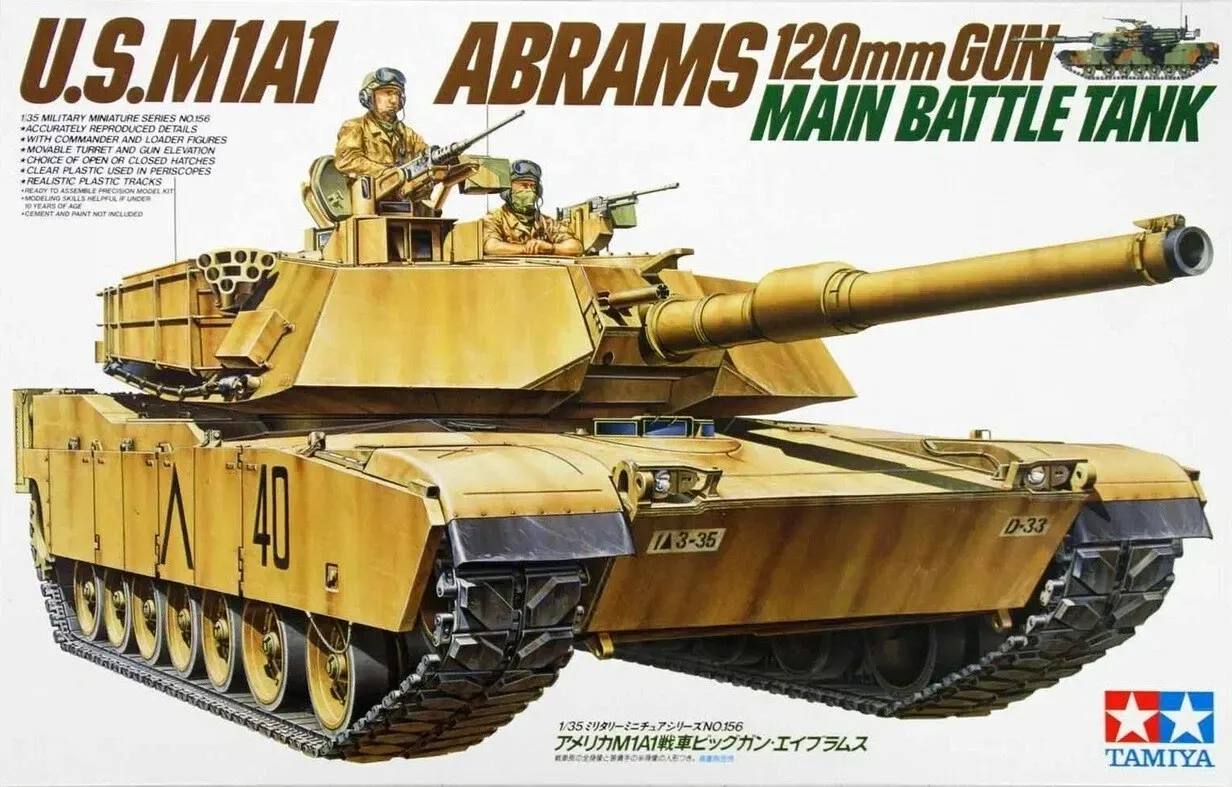 Tamiya TM35156 1/35 U.S.M1A1 'Abrams'