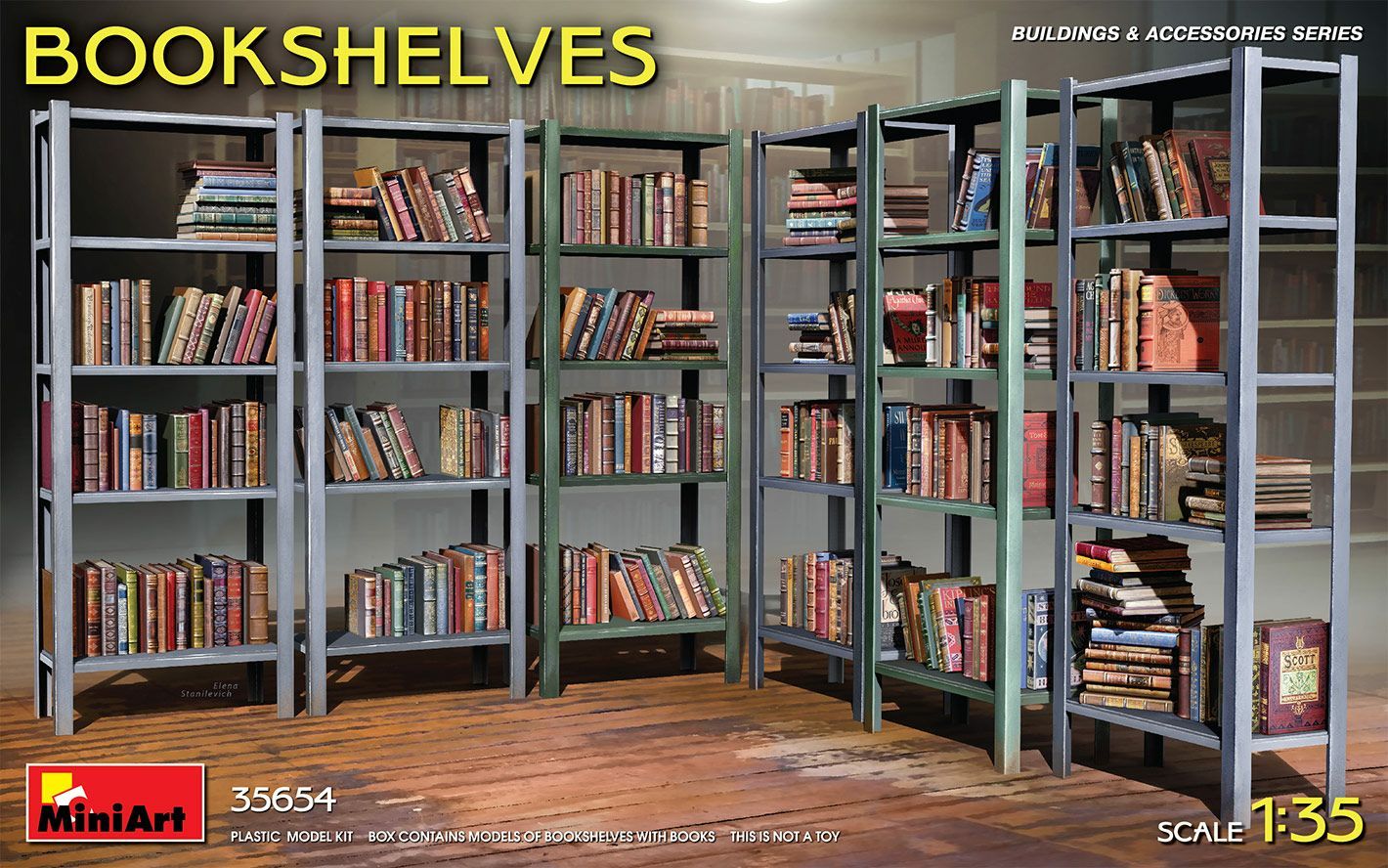 Miniart MA35654 1/35 Bookshelves