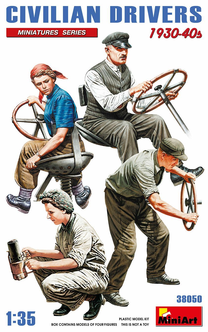 Miniart MA38050 1/35 Civilian Drivers 1930-40s