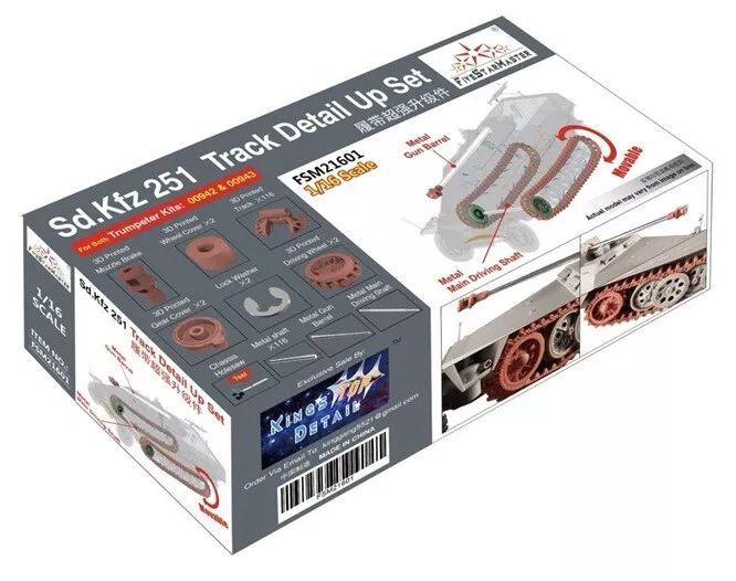 FiveStarMaster FSM21601 1/16 Sd.Kfz 251 Track Detail Up Set