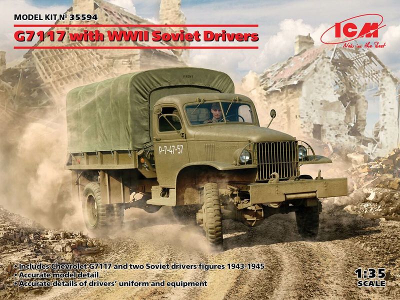 ICM ICM35594 1/35 WWII G7117 w/ Soviet Drivers - Angebot ICM ICM35594 1/35 WWII G7117 w/ Soviet Drivers - Angebot