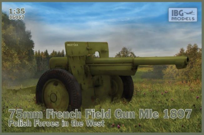 IBG IBG35057 1/35 75mm French Field Gun Mle 1897 Polish Forces in the West
