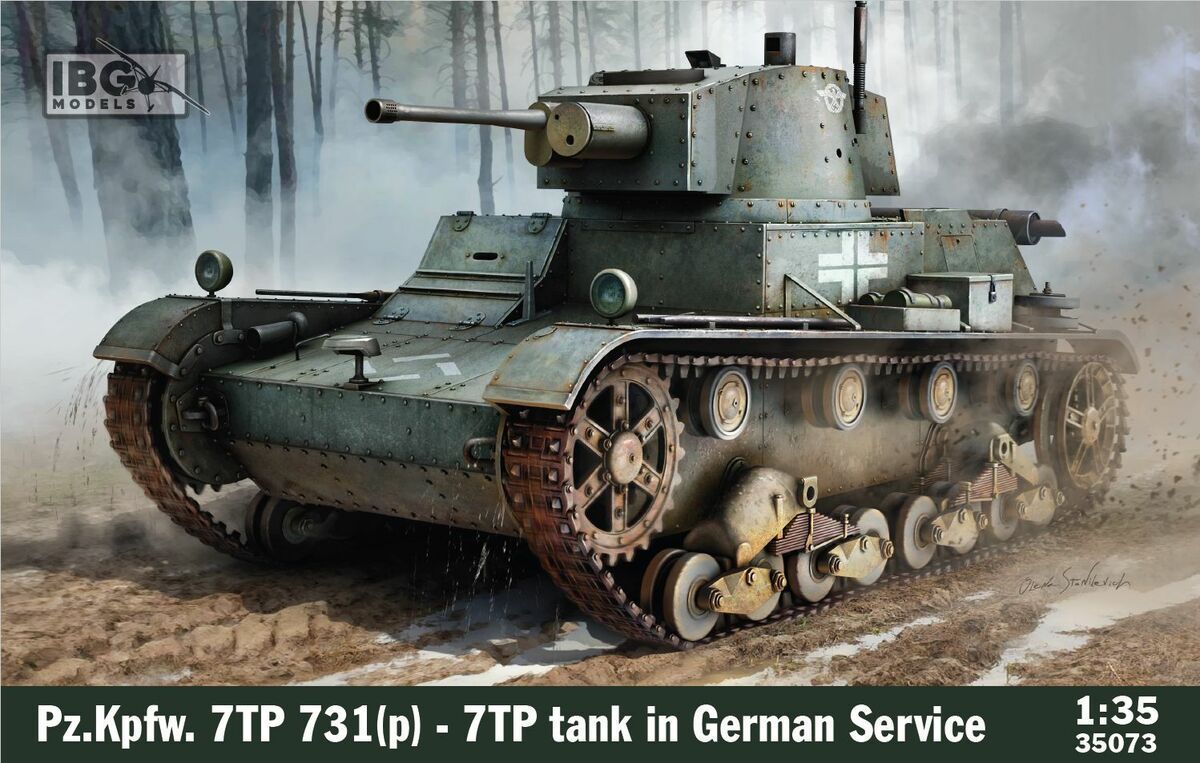 IBG IBG35073 1/35 7TP 731(p) - 7TP tank in German Service