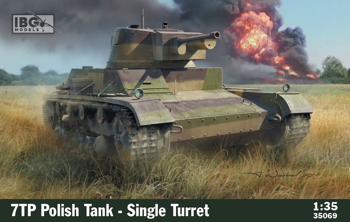 IBG IBG35069 1/35 7TP Polish Tank - Single Turret
