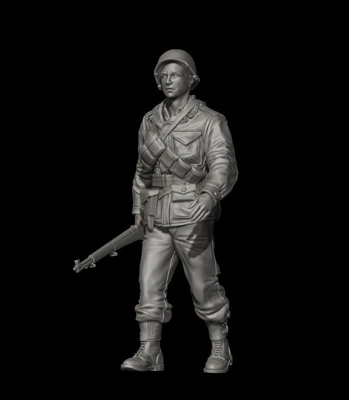 Panzer Art PZAF35093 1/35 US Soldier in M43 uniform No.1