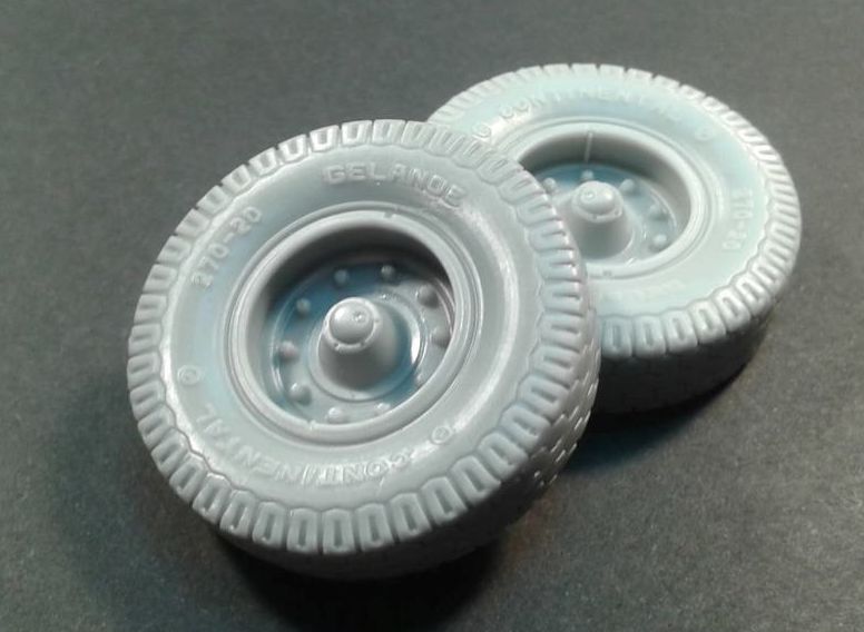 Panzer Art PZAA35505 1/35 Germ. Sd.Kfz. 9 front Road Wheels -            ( Continental No 2 )