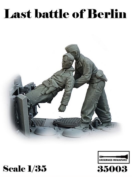 Ardennes Miniature ARD35003 1/35  WW2 - Last Battle of Berlin, 2 Fig. Set