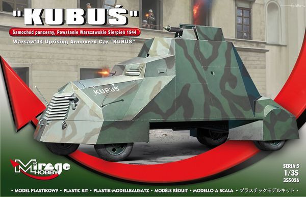 Mirage MIR355026 1/35 WW.II 'Kubuś Samochód pancerny Powstanie Warszawskie Sierpień 1944