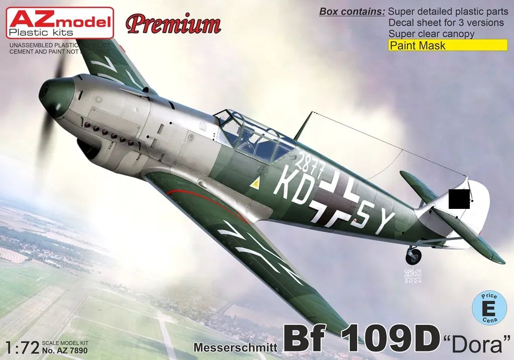 AZ Model AZ7890 1/72 Messerschmitt Bf 109D 'Dora'