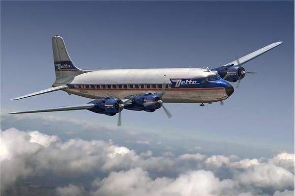 Roden RD304 1/144 Douglas DC- 6 USA Delta Airlines - ANGEBOT !!