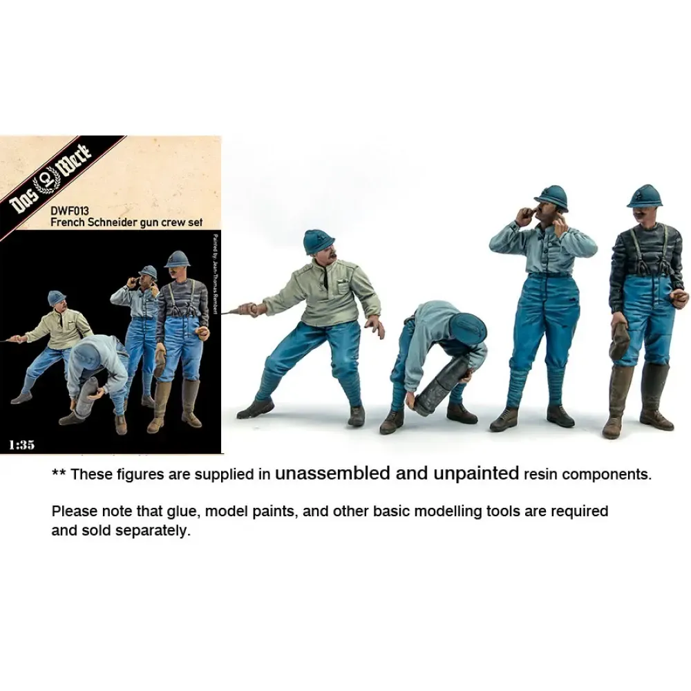 Das Werk DAWF013 1/35 French Schneider Gun Crew Set