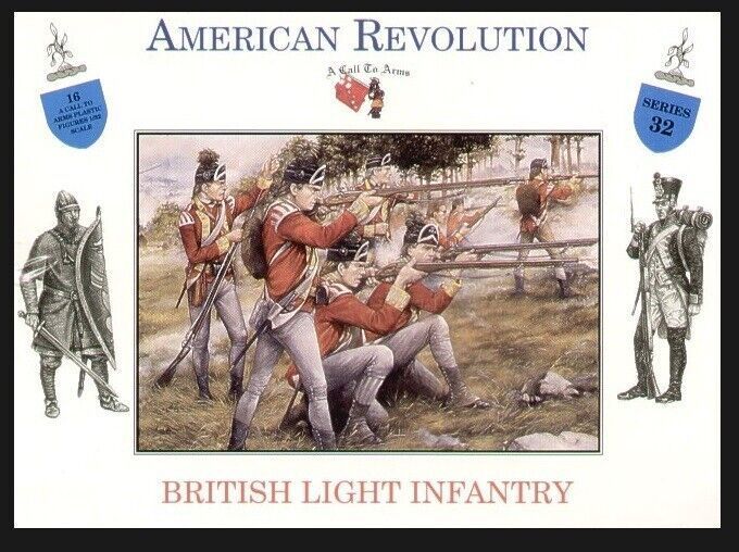 A CALL TO ARMS ACTA32 1/32 British Light Infantry - American Revolutionary War 1775 -1783